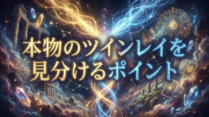 本物のツインレイを見分けるポイント