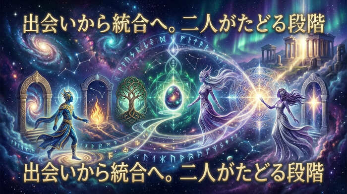 出会いから統合へ。二人がたどる段階