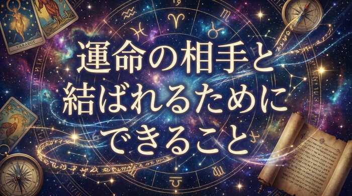運命の相手と結ばれるためにできること